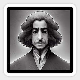 Baruch Spinoza | Manga Style Sticker